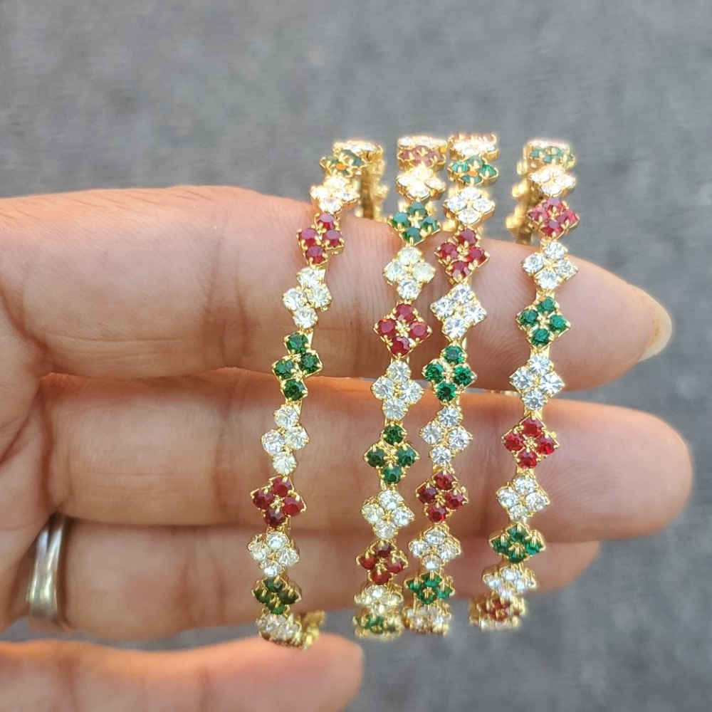 4 Indian Traditional Bangle Bracelets